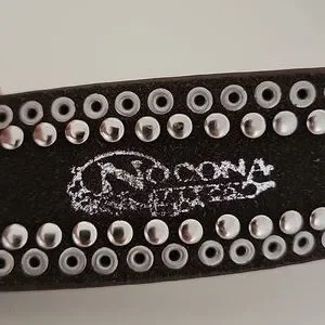 Nocona Fleur de lis  Ryan stone studded belt on leather Nocona | Accessories | Nocona Fleur De Lis Ryan Stone  main image 2